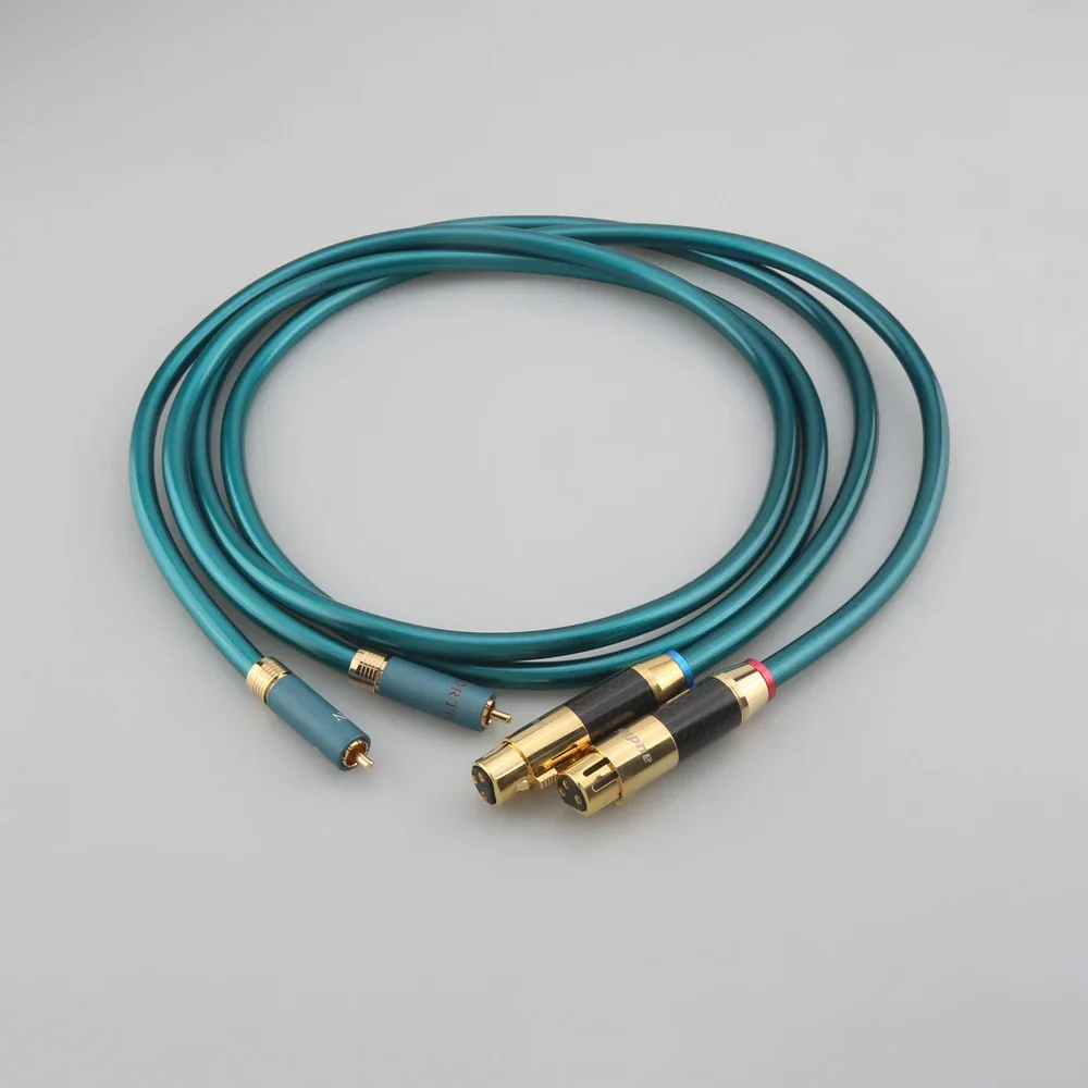 Пара Ortofon HiFi XLR мама на RCA папа Кабель высокой чистоты OCC Hifi 2 Rca кабеля Xlr