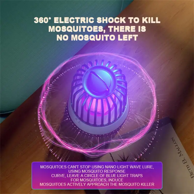 Электрическая Лампа От Комаров Уф-ловушка Перезаряжаемая Солнечная Батарея Для