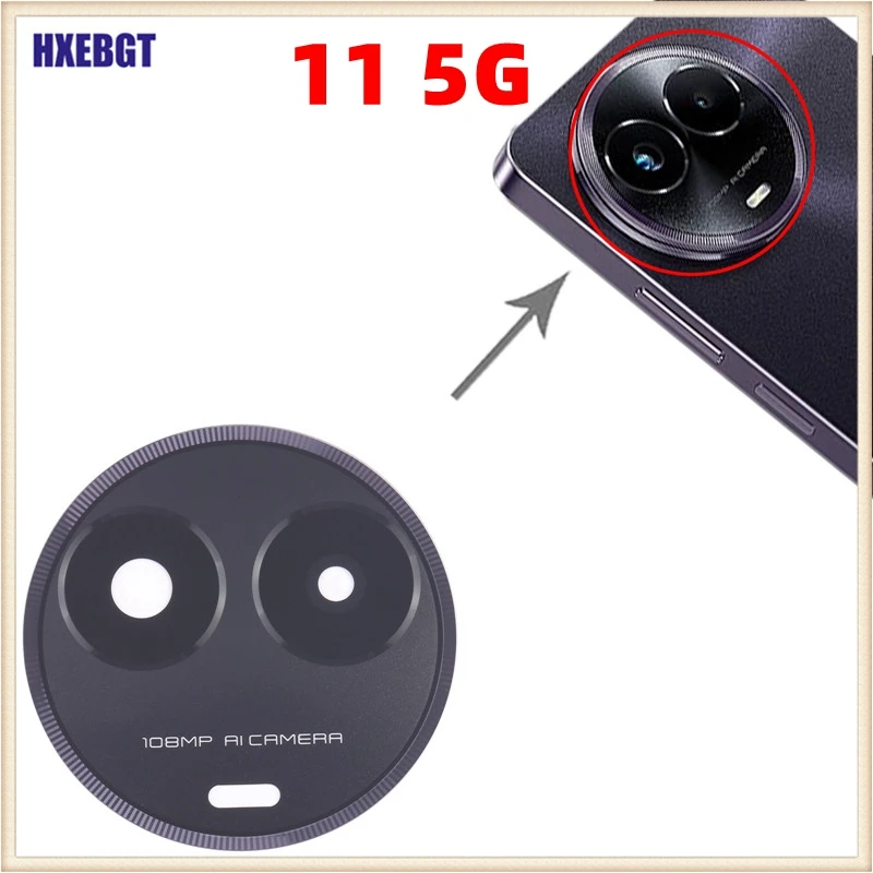 Задняя камера стеклянный объектив для Realme 11 5G основная стеклянная крышка