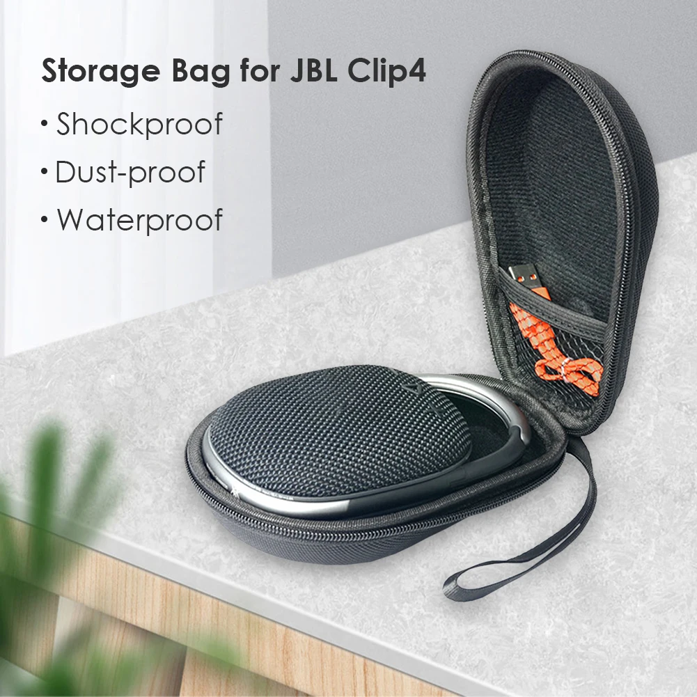 

EVA Hard Carrying Case For JBL Clip 4 Bluetooth-compatible Speaker Shockproof Waterproof Travel Protective Storage Bag