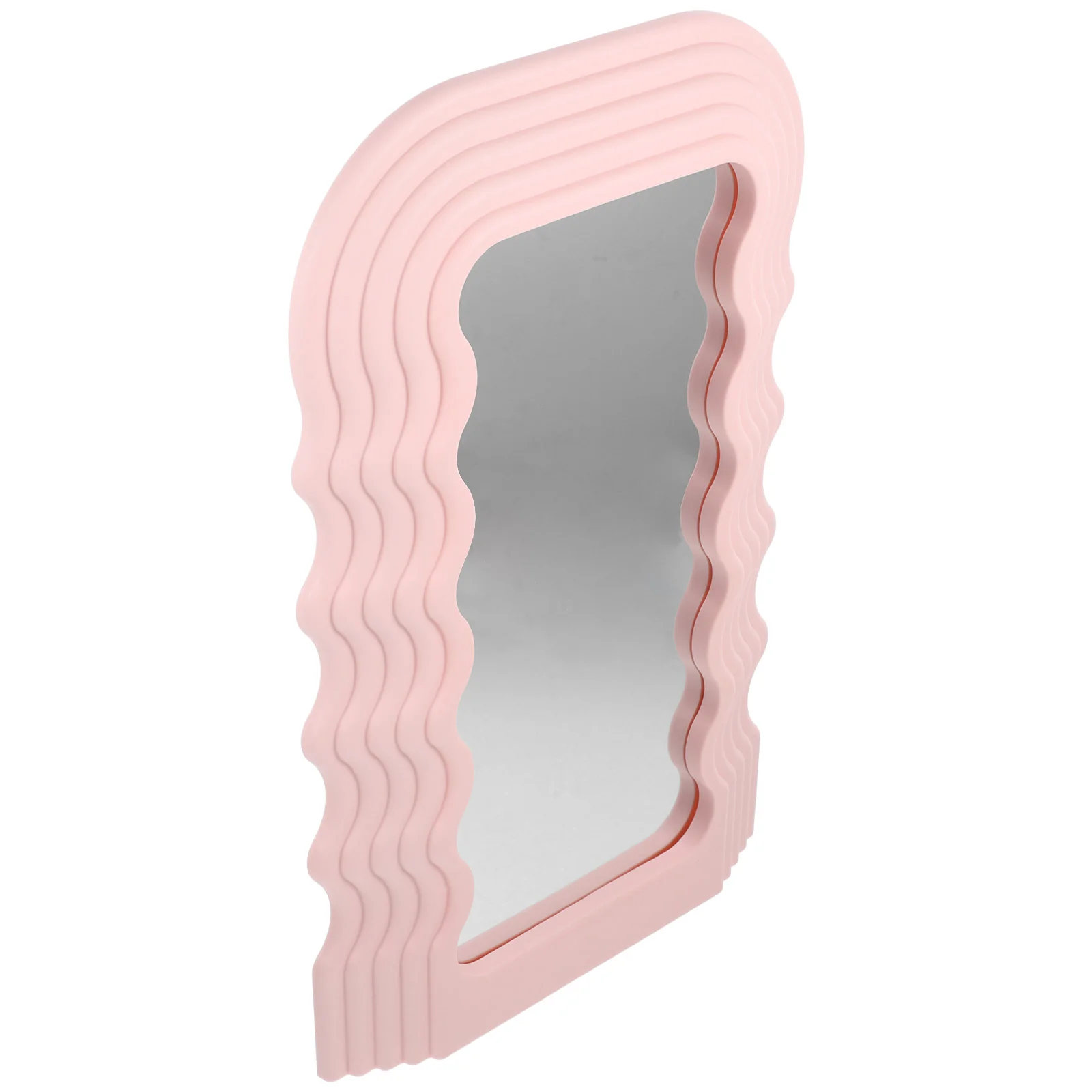 

Small Wall Mirror Shower Vanity Decor Picture Frame Plastic Bedroom Shaving Barber