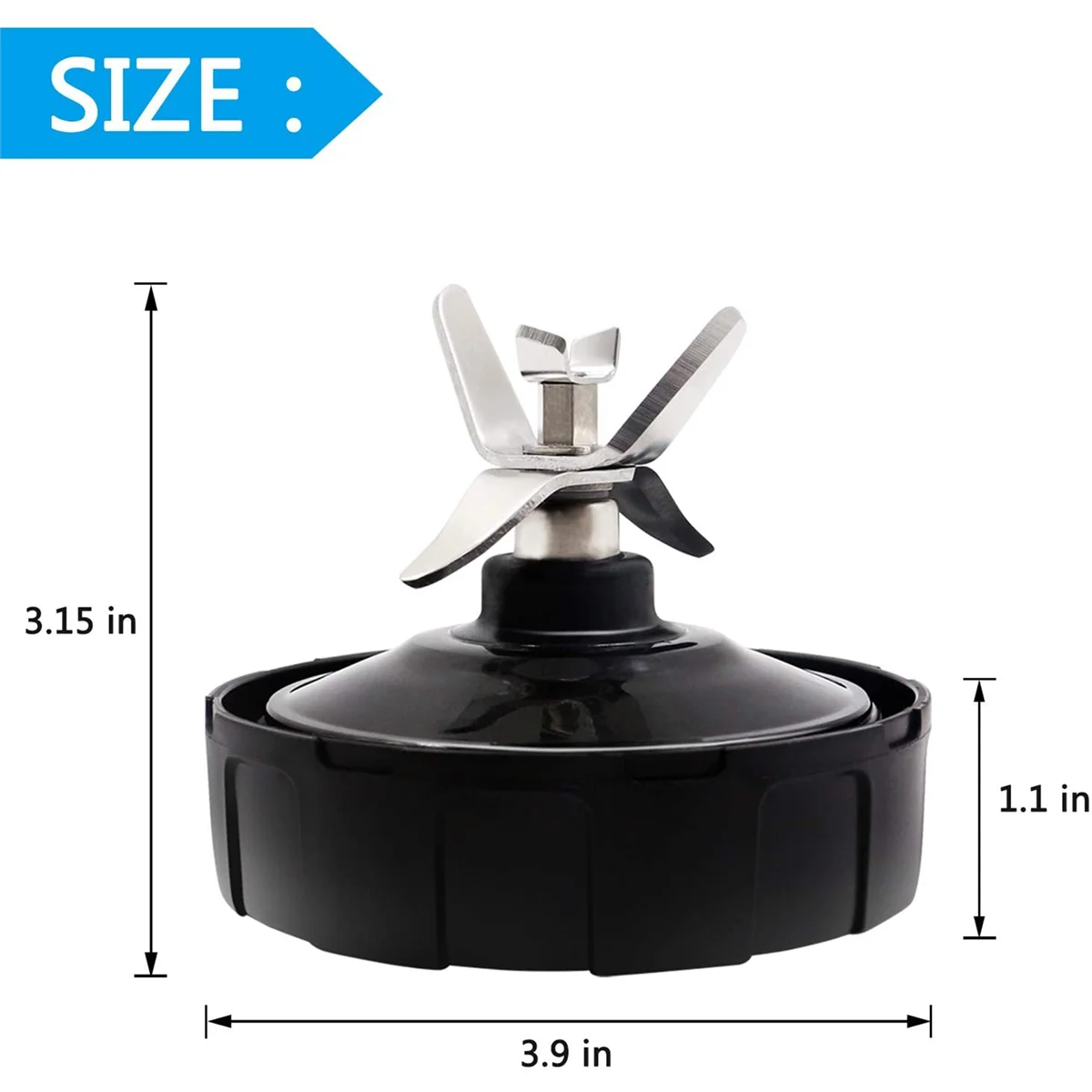 Флейта нижнего лезвия для Nutri Ninja Auto IQ BL482 BL2013 запасные части блендера BL682 BL642 NN102 BL491