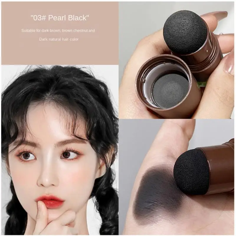 

2023 Hairline Pen Powder Hair Chalk Fluffy Powder Instantly Black Root Up Modified Hairs Edge Filled Forehead Hairline Shadow