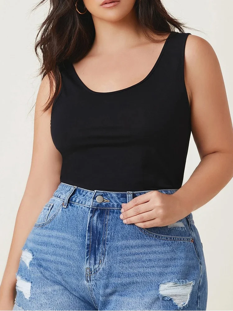 

Женский летний хлопковый топ с круглым вырезом, размеры 4xl, 5xl, 6xl