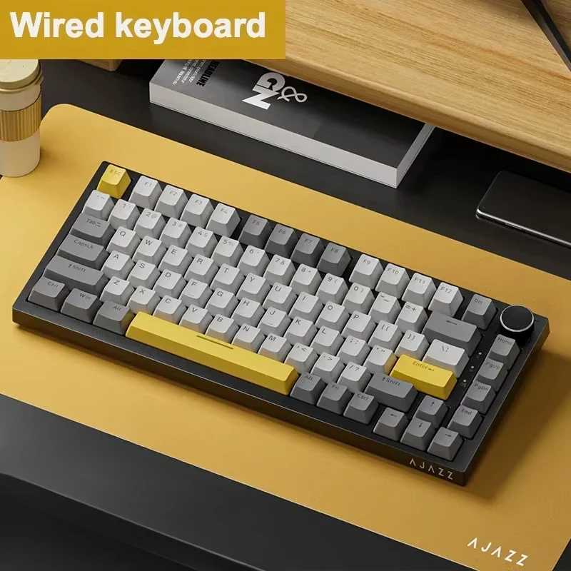 Механическая клавиатура Ajazz Ak820 прокладка с возможностью горячей замены
