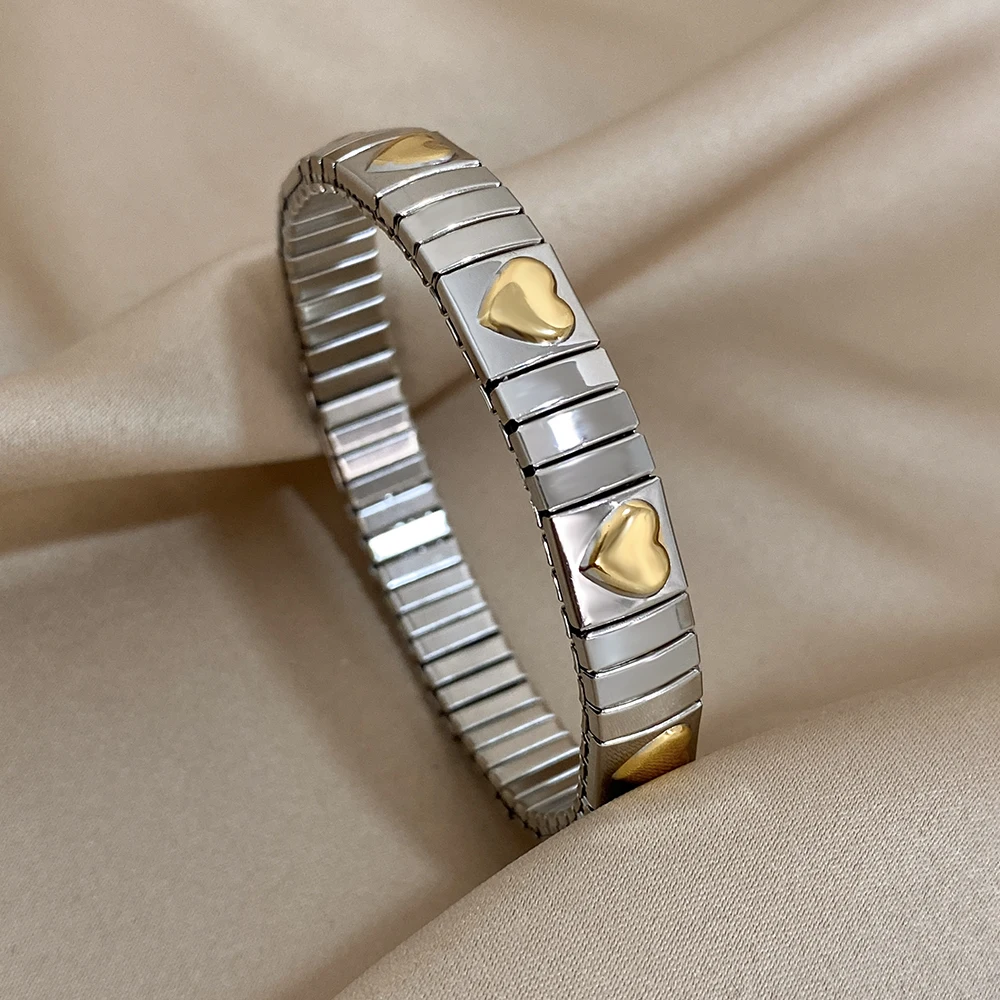 Бесплатная доставка изящные регулируемые браслеты из нержавеющей стали с