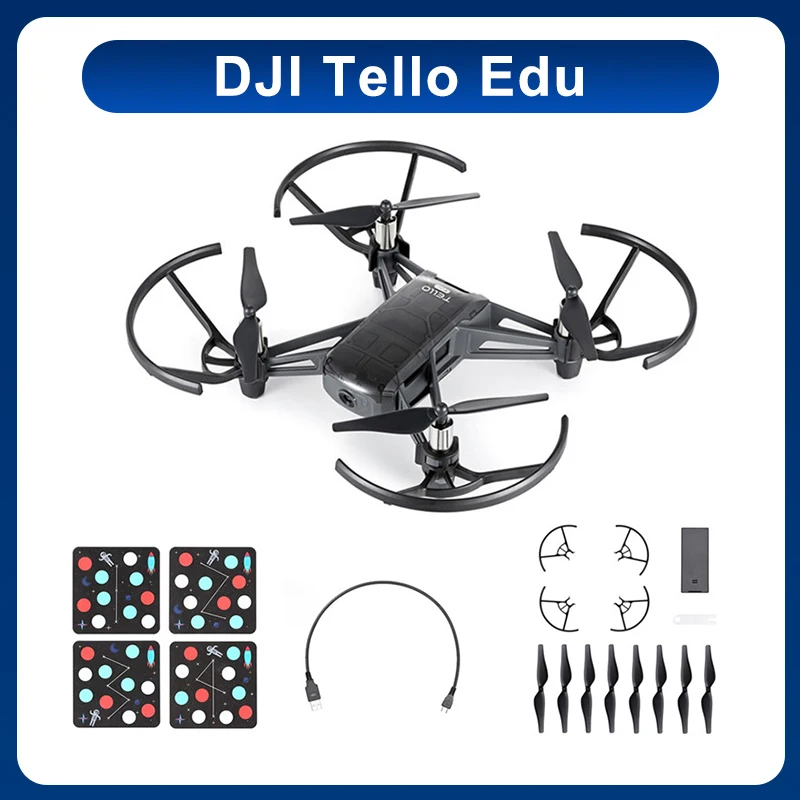 Дрон DJI Tello Edu 720P HD с камерой передачи и дистанционным управлением | Электроника