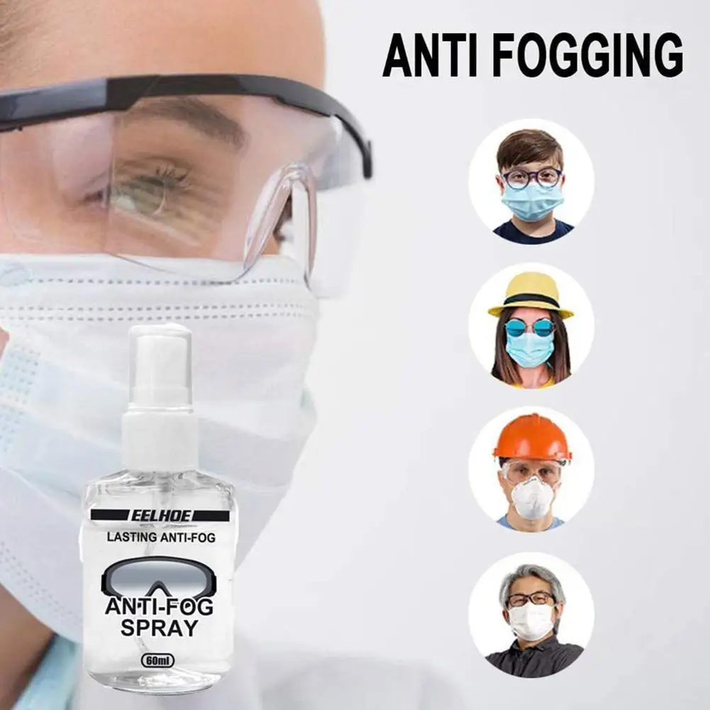 

Противотуманный спрей для очков для плавания, 60 мл, очки для дайвинга с аквалангом, очиститель линз, спортивные очки, быстросохнущие G2o3