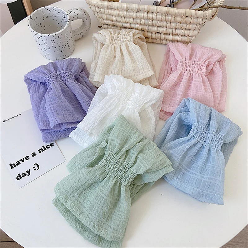 Женские Летние Шелковые Чехлы На Рукава Для Вождения Открытом Воздухе С Защитой