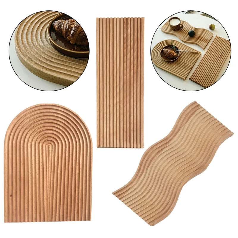 

Water Ripple Bread Dessert Tray Cutting Chopping Board Creative Geometric Design dropshipping