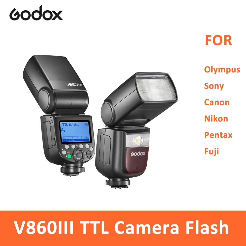 Вспышка CZ Godox Ving V860III для фотоаппаратов Olympus Sony Canon Nikon 