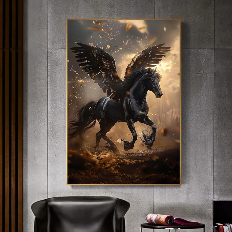 Картина на холсте с изображением сказочного леса