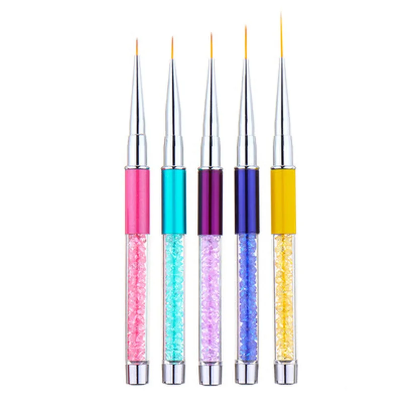 

1PC Nail Art Brush Gradient Nail Polish UV Gel Painting Pen French Lines Stripes Grid Drawing Liner Manicure DIY Varnishes Tools