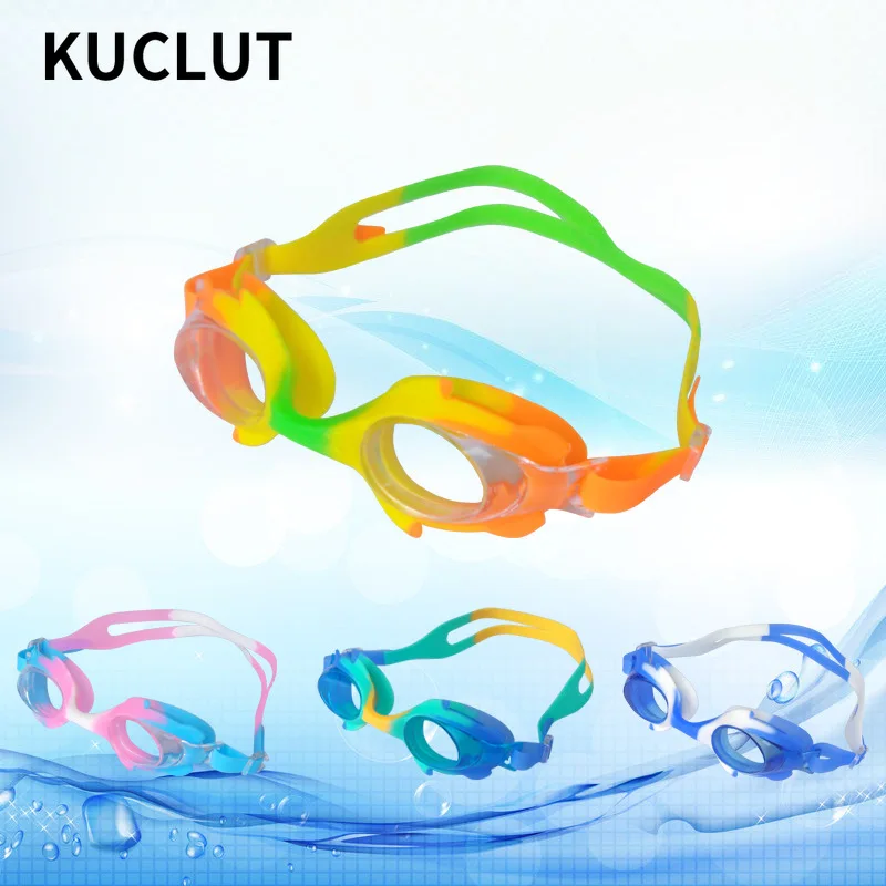 

Children's Swimming Goggles Swim Goggles Cartoon Waterproof Anti-fog Child Swimming Pool Accessories Glasses For Water Eyewear