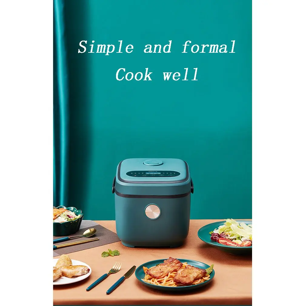 

Mini Electric Rice Cooker Home Kitchen Appliances 2-layer Heating Food Steamer Multifunction Meal Cooking Pot