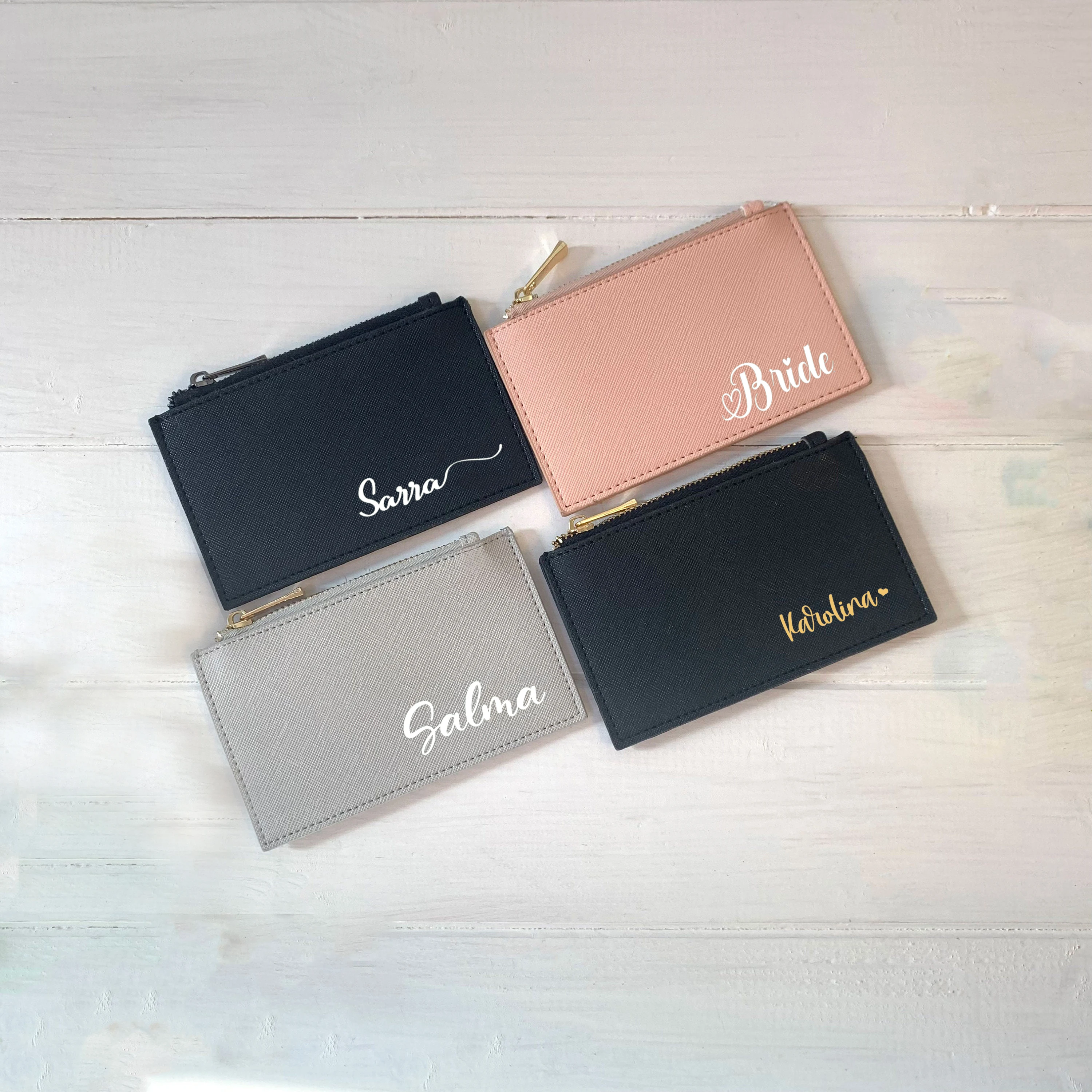 Персонализированный кожаный держатель для кредитных карт индивидуальная тонкая