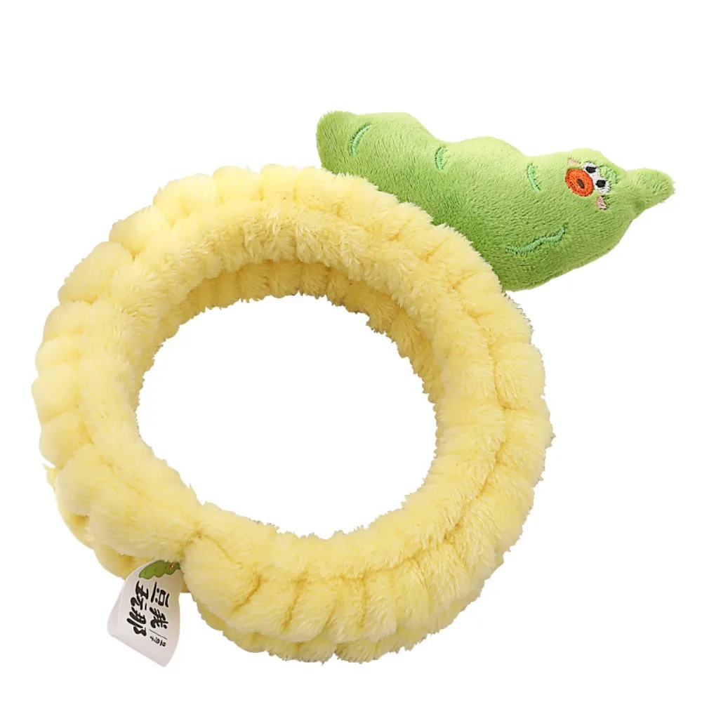 Мягкая эластичная повязка для волос мытья лица милая звезда коралловый флис 3D ПП