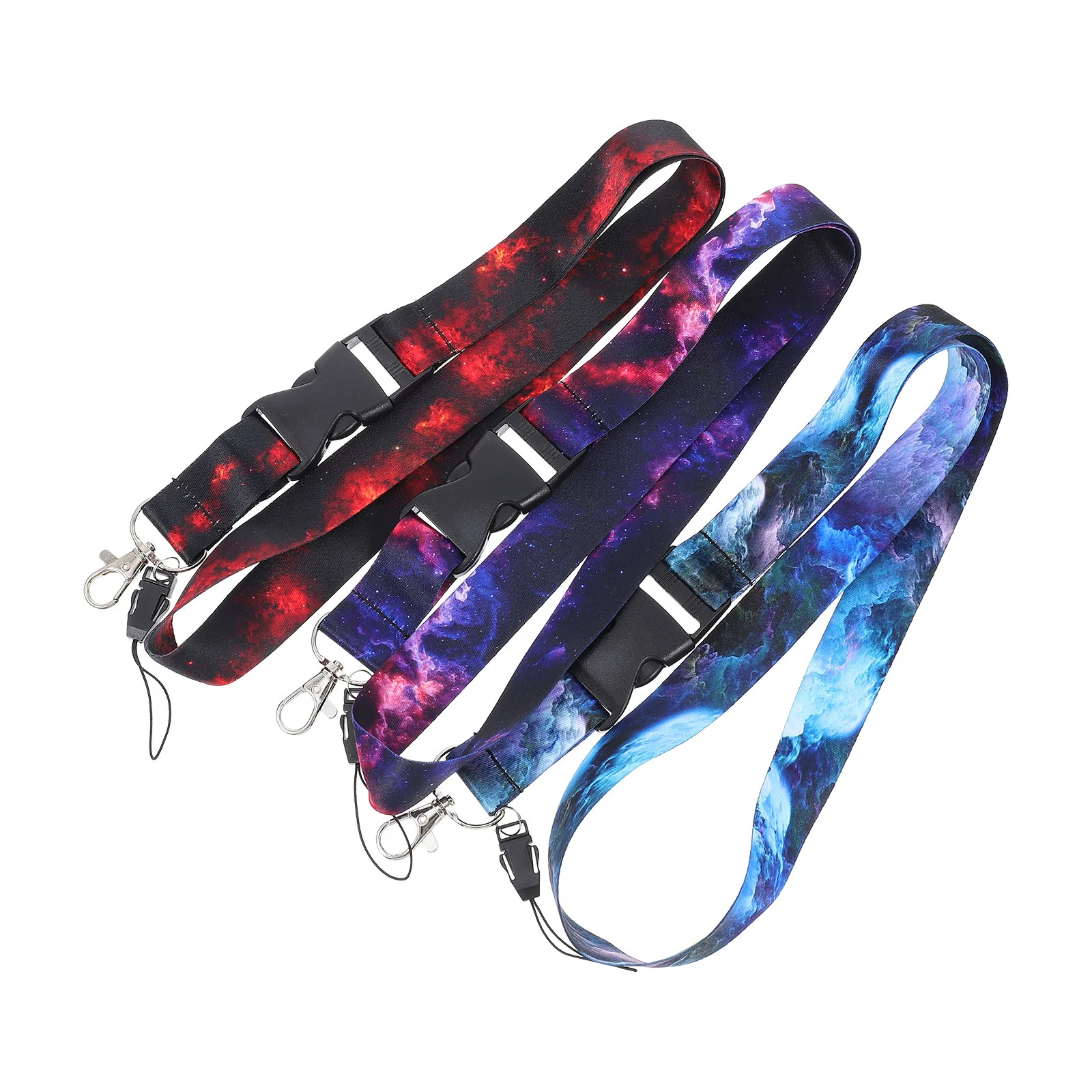 

Lanyardstrap Neck Lanyardskeys Hanging Decorative Wrist Key Polyester Holder Nylon Woven Cell Hand Strings Keychain Charm Mobile