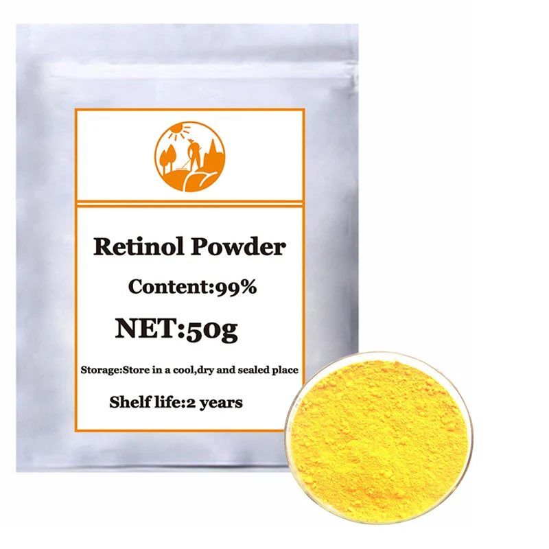 

Cosmetic grade Natural Pure retinol powder/vitamin a powder Anti wrinkle and anti-aging