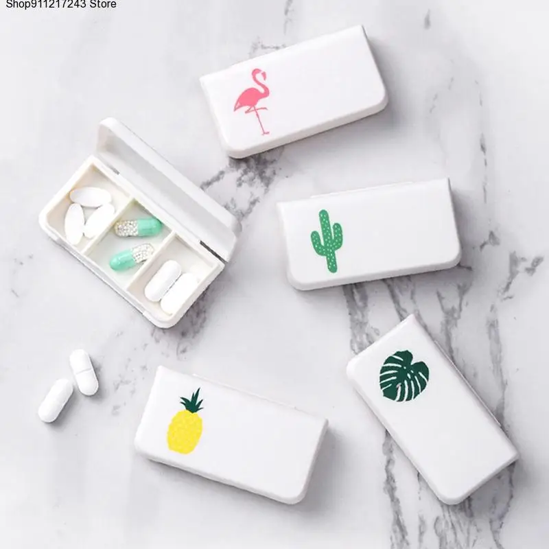 

Mini Pill Case Portable Medicine Boxes 3 Grids Travel Home Medical Drugs Tablet Empty Container Home Holder Cases Storage Box