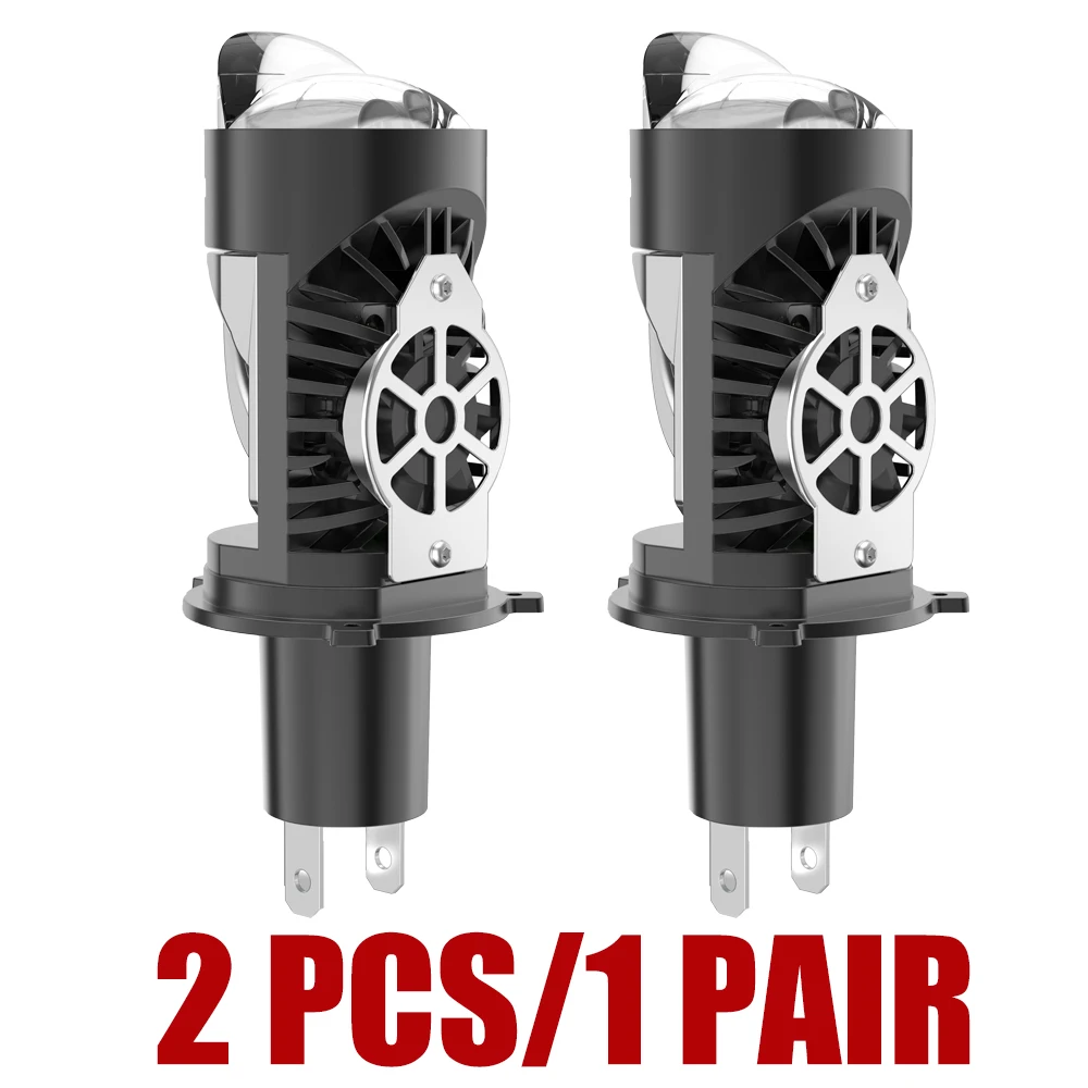 

H4 Bi-проектор с линзой Canbus, светодиодная автомобильная мотоциклетная фара 1500 Вт, высокая мощность 9003 HB2, автомобильный прожектор, головной фонарь Hi/Lo Beam