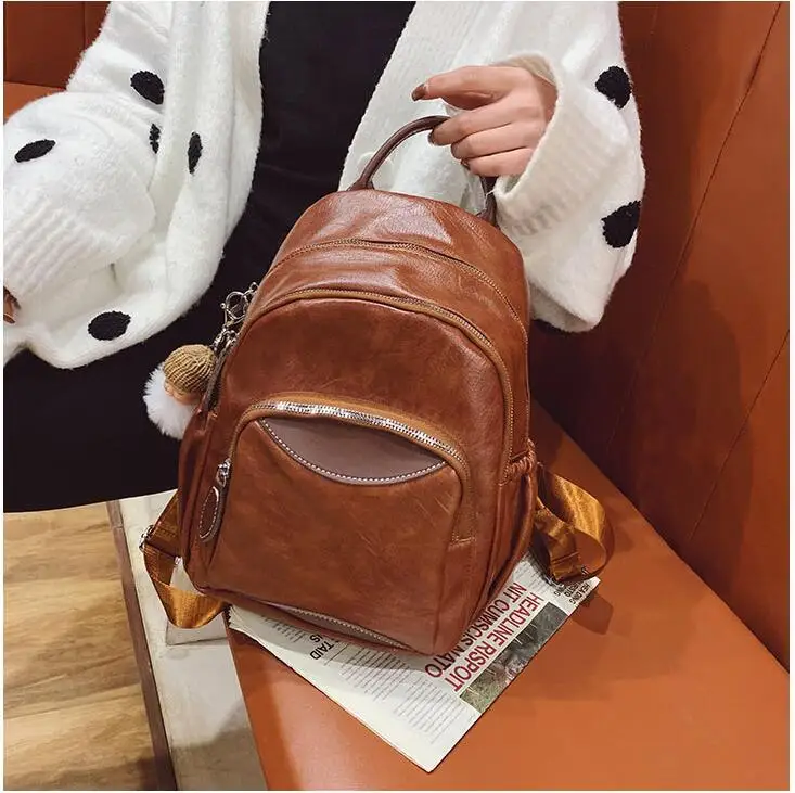 

2022 Повседневный Модный женский рюкзак, подростковые ПУ рюкзаки, мужские дорожные рюкзаки