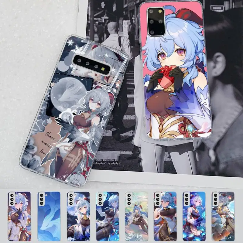 

Genshin Impact GanYu Phone Case for Samsung S21 A10 for Redmi Note 7 9 for Huawei P30Pro Honor 8X 10i cover
