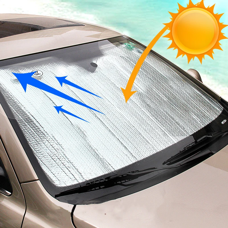 

Car Window Sunshades Foldable Car Sun Shade Anti-UV Protection Sunshade Windshield Front Visor Cover Curtain Auto Accessories
