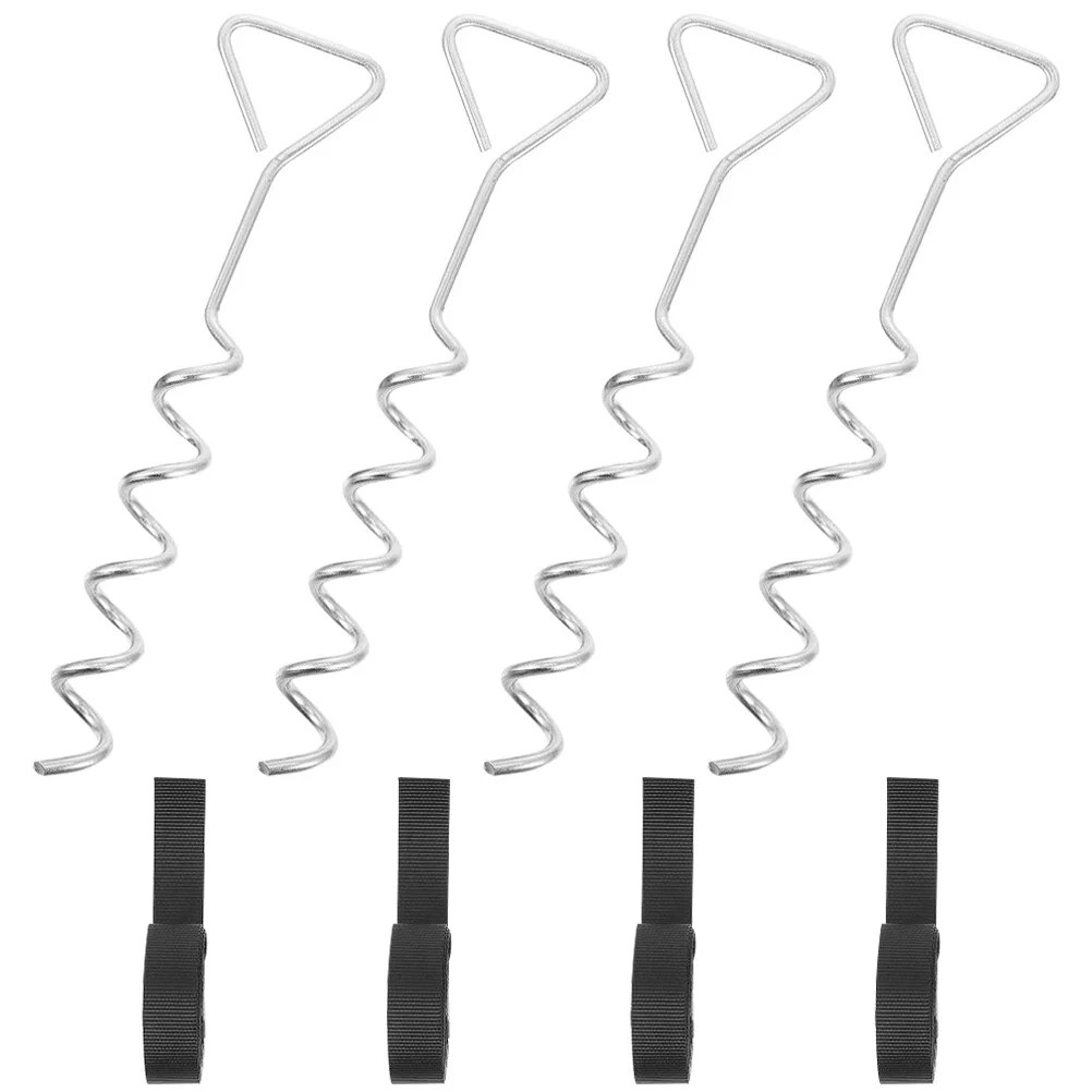 

Tethered Dog Outdoor Trampoline Professional Stakes Camping Tent Pegs Fixed Pile Accessory Ribbon Canopy Heavy Duty