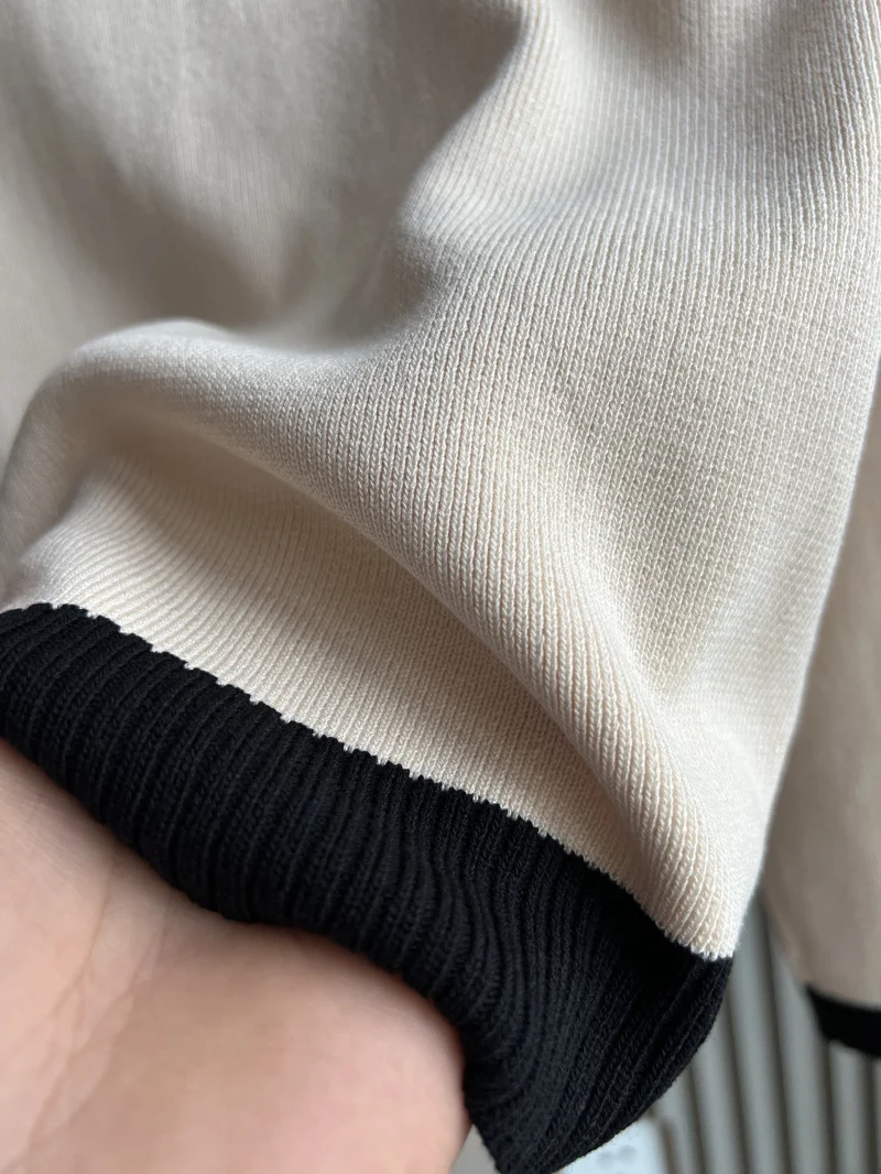 Вязаный кардиган с золотой нашивкой traf 2024 осень/зима новая мода