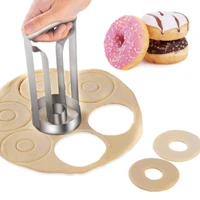 1 pcs 20x10cm donut cutter stainless steel donut cutter small biscuit cutter baking dough tools dough mold