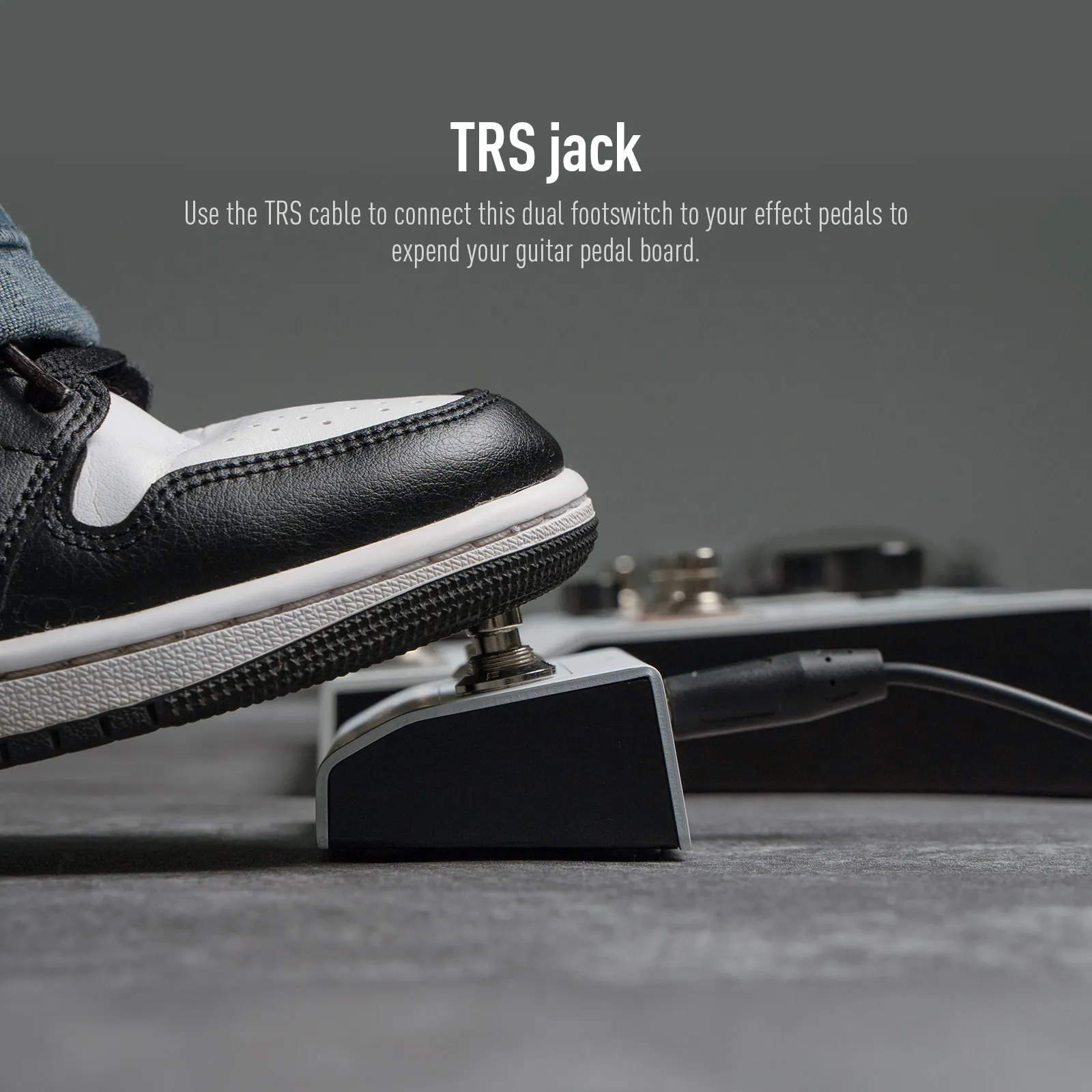 Hotone Ampero Switch+ 2-позиционный мгновенный двойной ножной переключатель контроллер