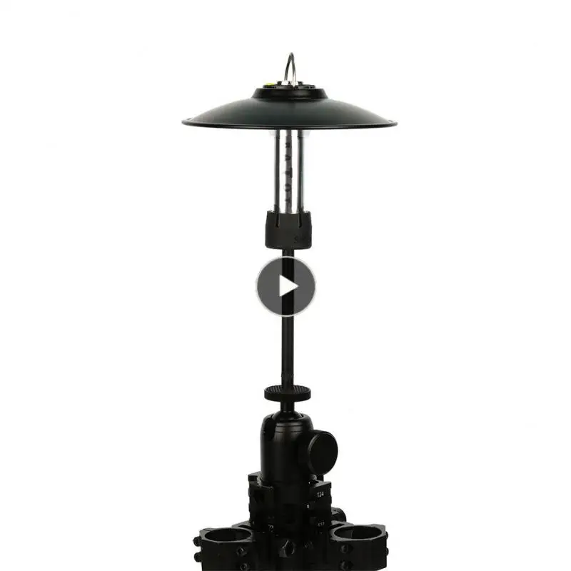 

Camping Equipment Cold Rolled Steel Plate Ambience Outdoor Lampshade Black Glossy Coating Good Feel Tactical Wind Lampshade