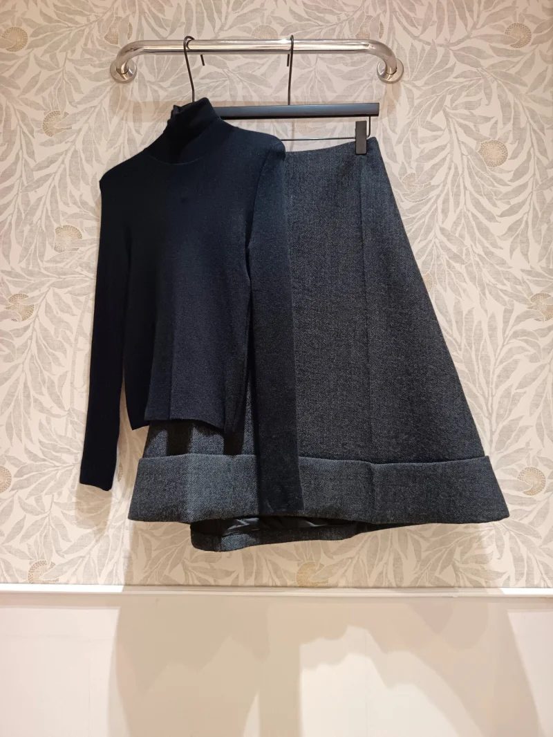 Осень/зима 2023 новый женский свитер модный изысканный утягивающий базовый из