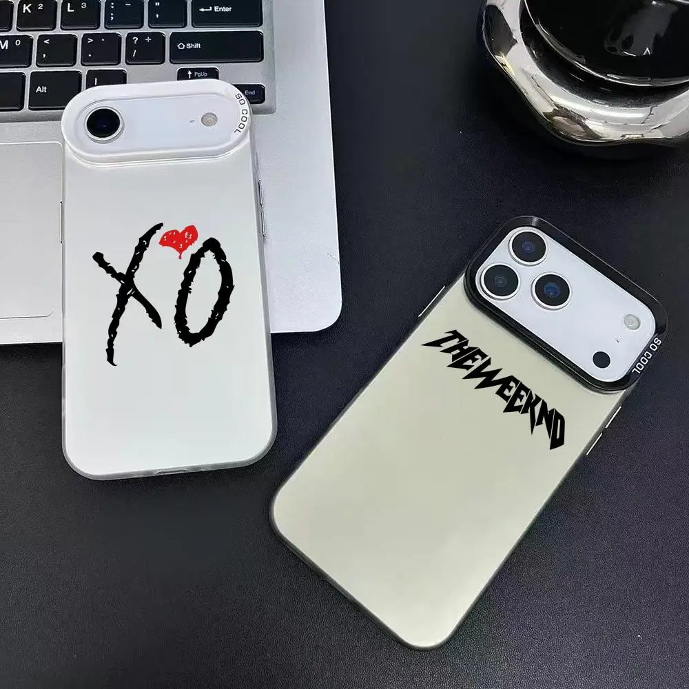 Фото Чехол для телефона The Weeknd (Рэпер-певец) для iPhone 17 16 15 14 13 12 11 Pro Max Air, матовый, цветной, с лазерным эффектом Аврора №2