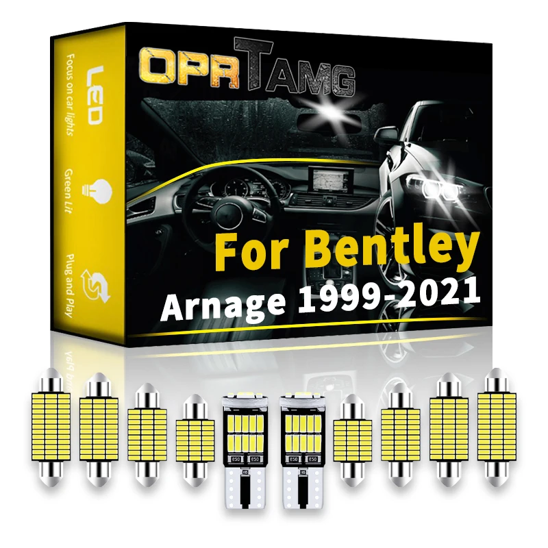 

OPRTAMG автомобисветильник 10 W5W сигнальная лампа для Bentley арнаге 2004 2005 2006 2007 2008 2009 2010 2011 2012-2022 светильник