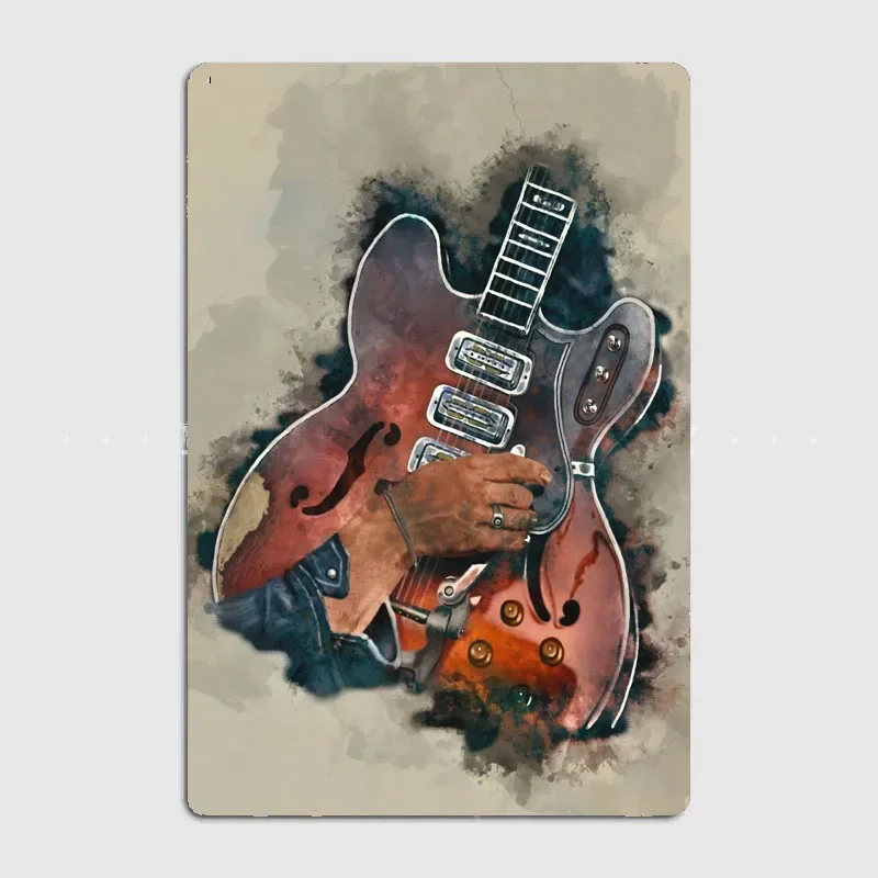 Картина на гитаре Dan Auerbach художественный настенный декор с персонажами и