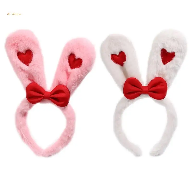 

Bunny Ears Headband Halloween Decorations Cute Rabbit Ears Cosplay Party Favor