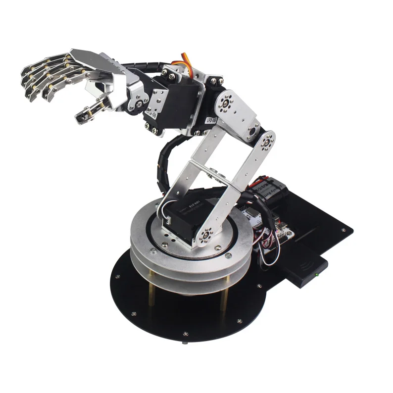 

Hiwonder Programming Stem Educational RC Toys 6 DOF Bionic Mechanical Arm / Dancing Robotic Arm Kit
