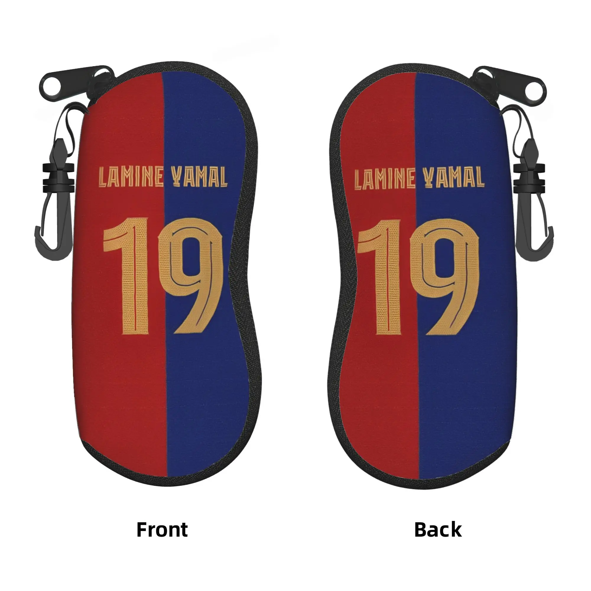 Фото Чехол для очков Number 19 Football Lamine Y-Yamal, унисекс, с защитой от падения, на молнии, коробка для хранения очков, маленькая коробка для очков №3