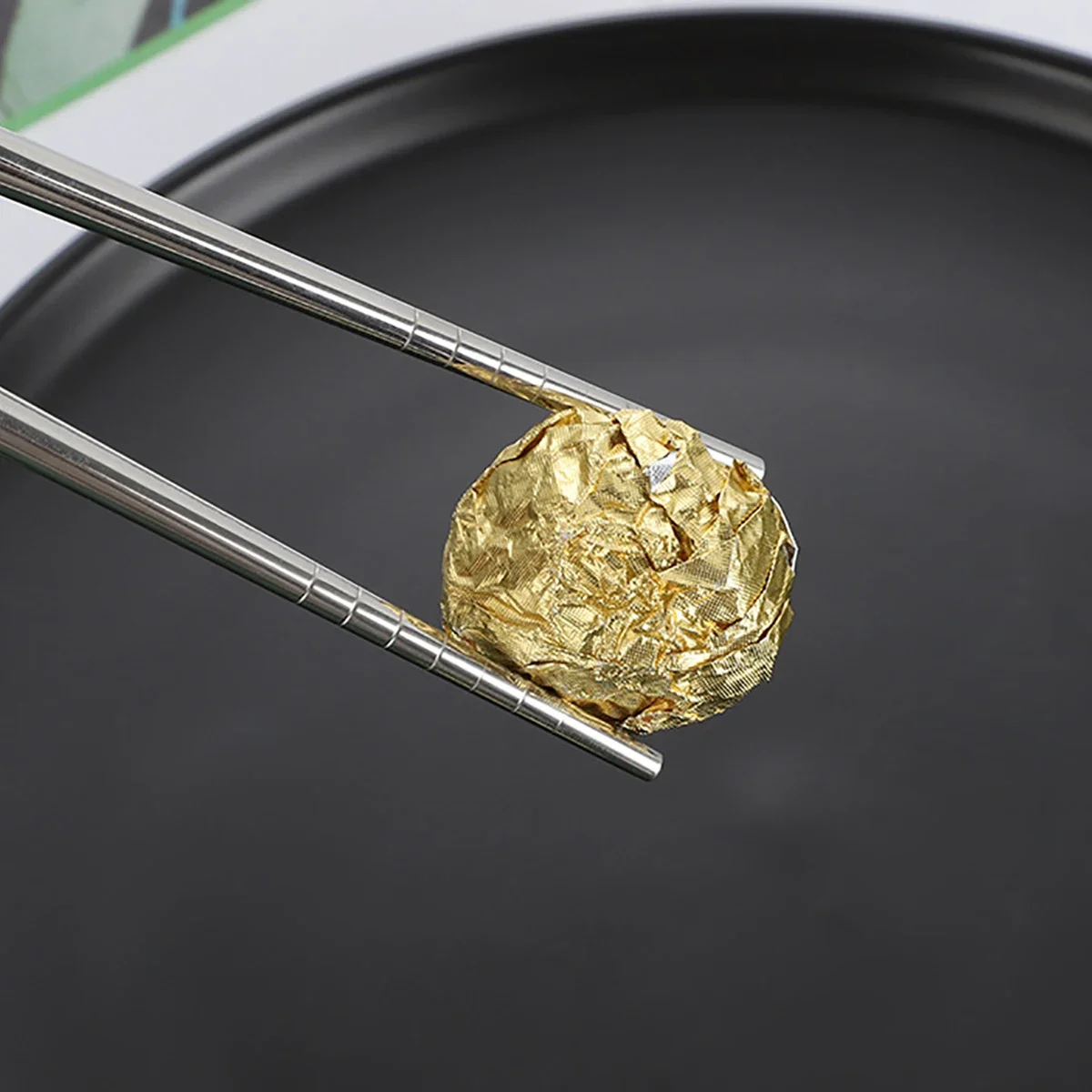 3 шт. золотой корейский набор столовой посуды палочки для еды вилка ложка