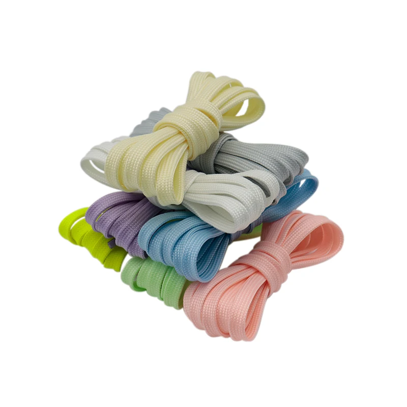 (30pairs/Lot)Weiou Luminous Shoelace Sport Men Women Sneakers ShoeLaces Glow In The Dark Fluorescent Shoeslace For Canvas Shoe