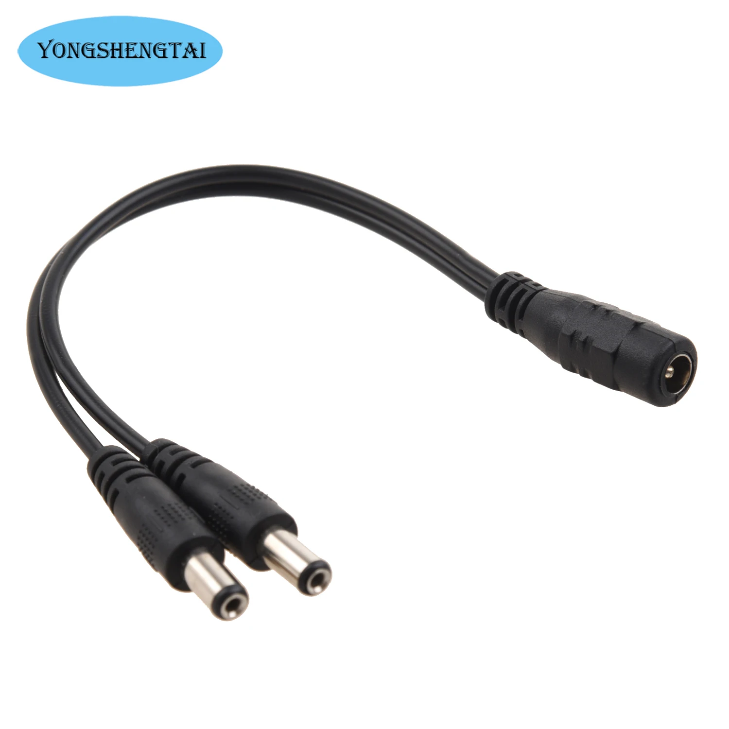 

POE Cctv Tester IP Camera DC 1 To 2 Power Splitter Cable Cord for CCTV Camera 1 Female To 2 Male FC CN(Origin) Male-Female
