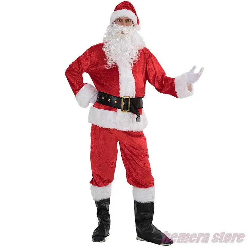 

Оптовая продажа, мужской классический набор из 7 предметов для ролевых игр, роскошный кирпичный камень, Санта-Клаус, Прямая поставка