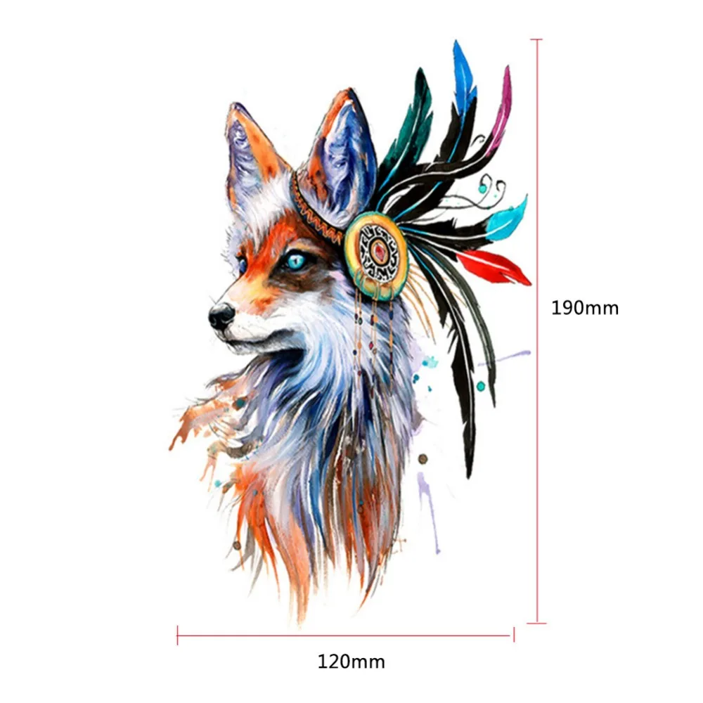 Водостойкая Временная тату-наклейка большие геометрические татуировки с