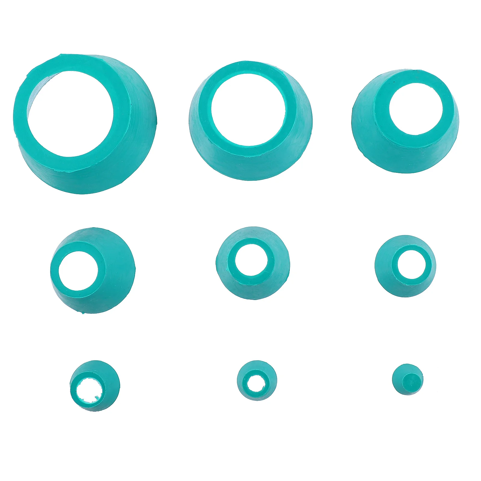 

8 шт., резиновый конический адаптер для воротника