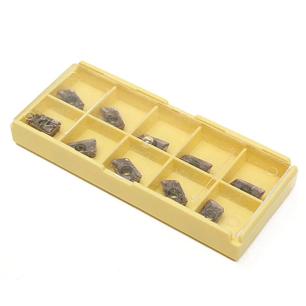 

10Pcs APKT11T308-PM Tungsten Steel Carbide Inserts Blades Turning Tool