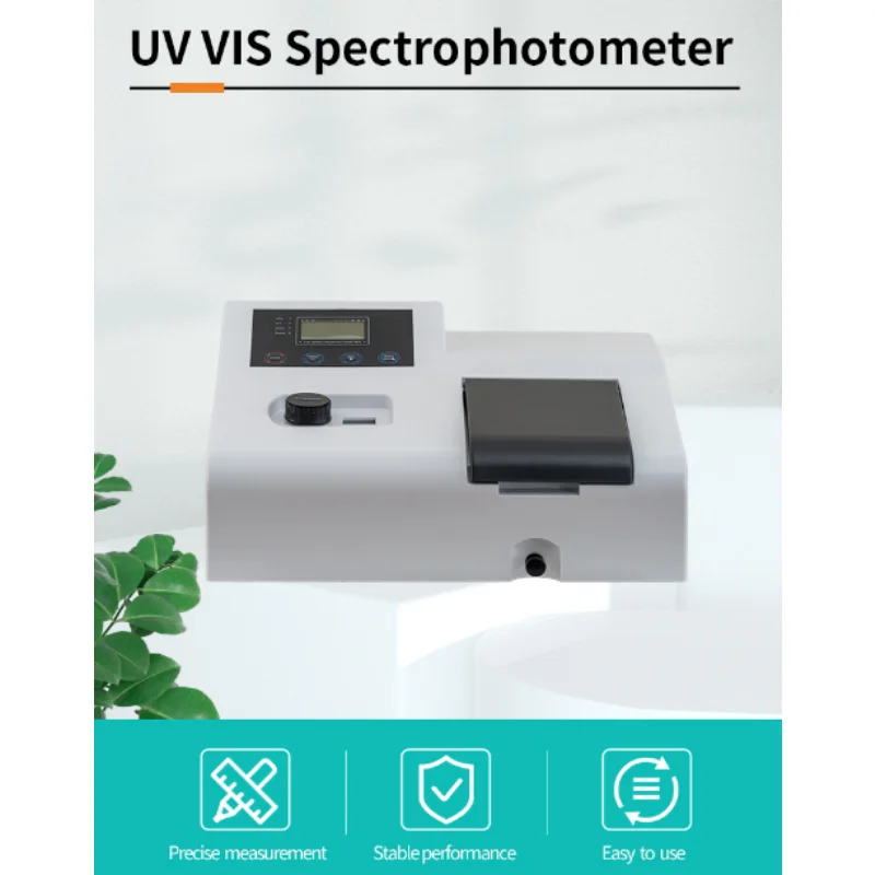 

High Precision Digital UV-Vis Spectrophotometer for Biology with USB Port