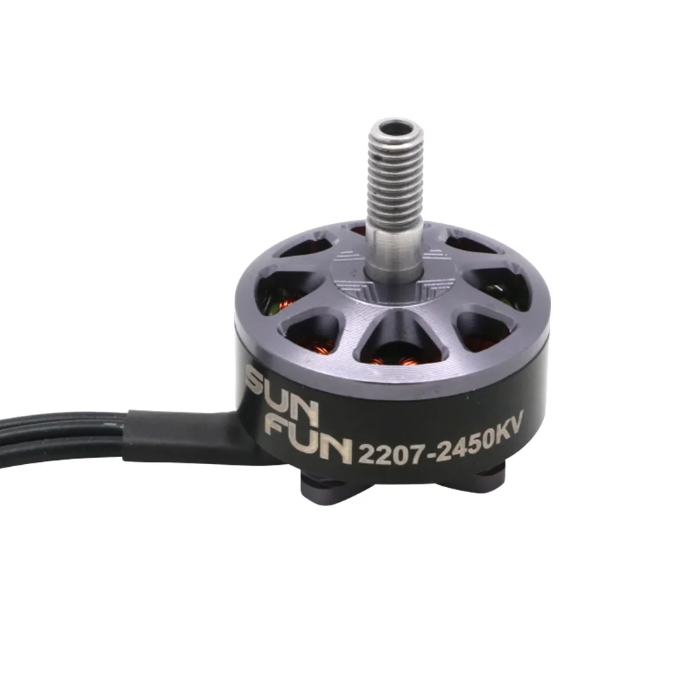 Гоночный бесщеточный двигатель SUN FUN 2207 1750KV 2450KV 2750KV 4-5S CW Thread FPV Для ру дрона