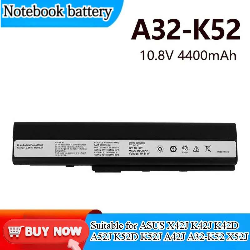Фото Замена аккумулятора для ASUS X42J K42J K42D A52J K52D K52J A42J A32-K52 X52J №1